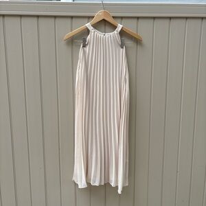 H&M Cream Halter Midi Dress